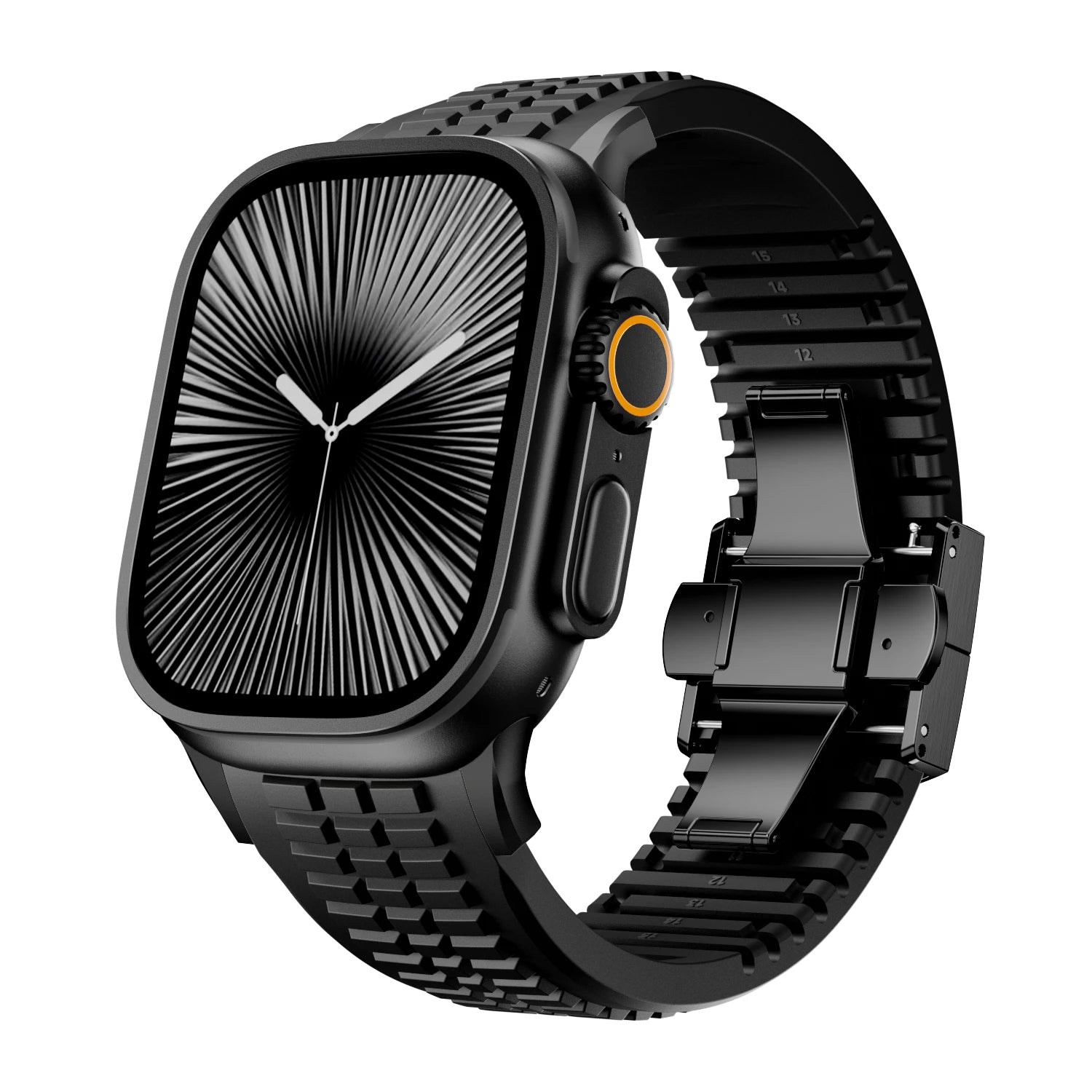 Silicone Sports Strap for Apple Watch Ultra 2/1 49mm Series 10 9 8 7 46mm 45mm 44mm Rubber Band for IWatch 6 5 4 3 42mm Bracelet